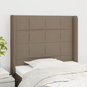 Testiera ad Orecchio Tortora 103x16x118/128 cm in Tessuto 3119574