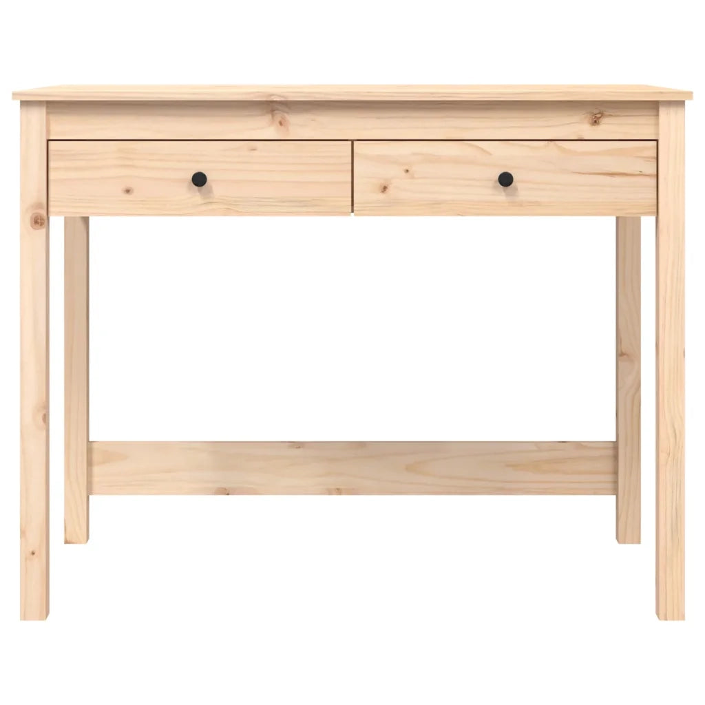 Scrivania con Cassetti 100x50x78 cm in Legno Massello di Pino 824643