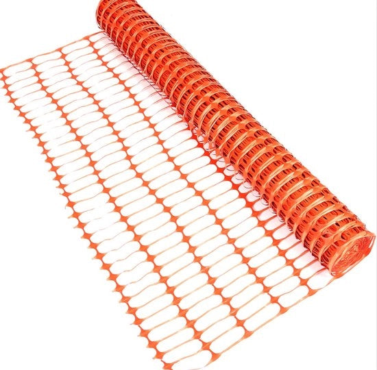 Cavo di protezione - 1x50m - arancione - impermeabile - Polipropilene - Cavo di protezione per cantiere - Resistente alle intemperie - Protezione UV - Raccolta di cantiere di costruzione - Cantiere di costruzione, giardino, area esterna