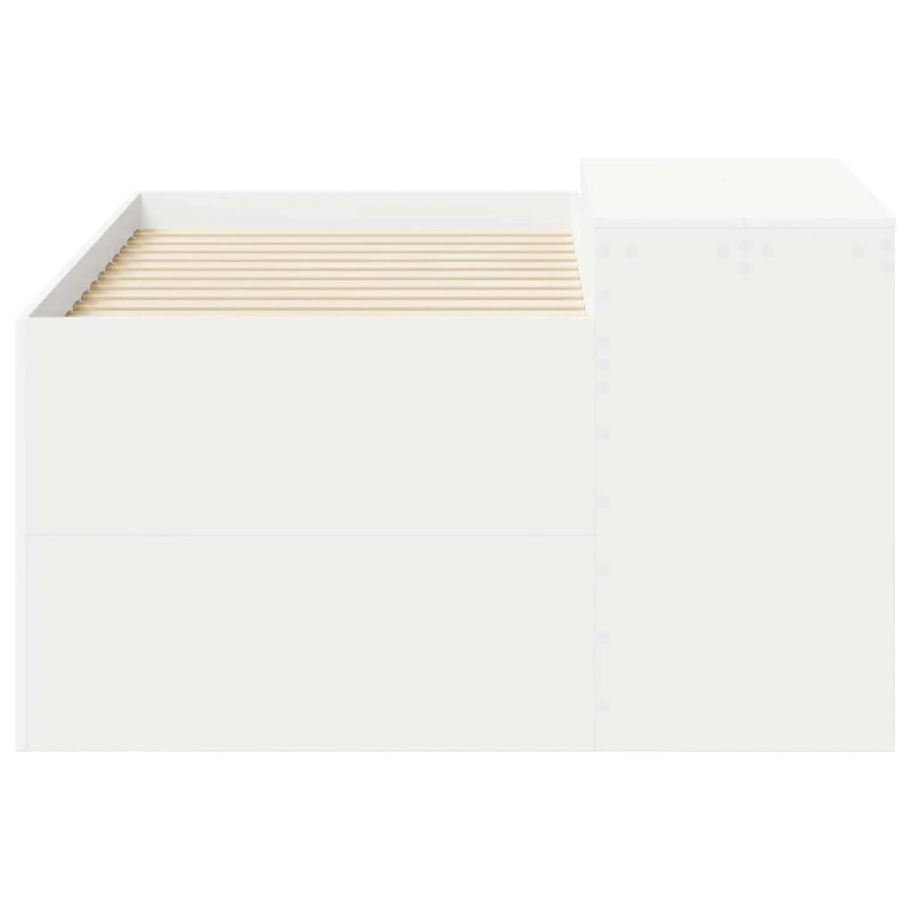 Letto alto per Bambini | Letto Infantile | Lettino con scrivania Bianco