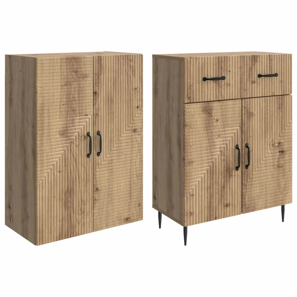 Set di armadi 2 pcs Rovere Artigianale 66 x 34,5 x 89,5 cm 3416672