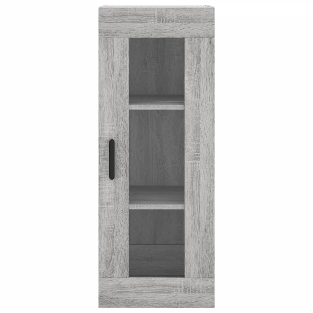 Credenza | Madia | Buffet da pranzo | Armadio da pranzo Grigio Sonoma 34,5x34x180 cm in Legno Multistrato