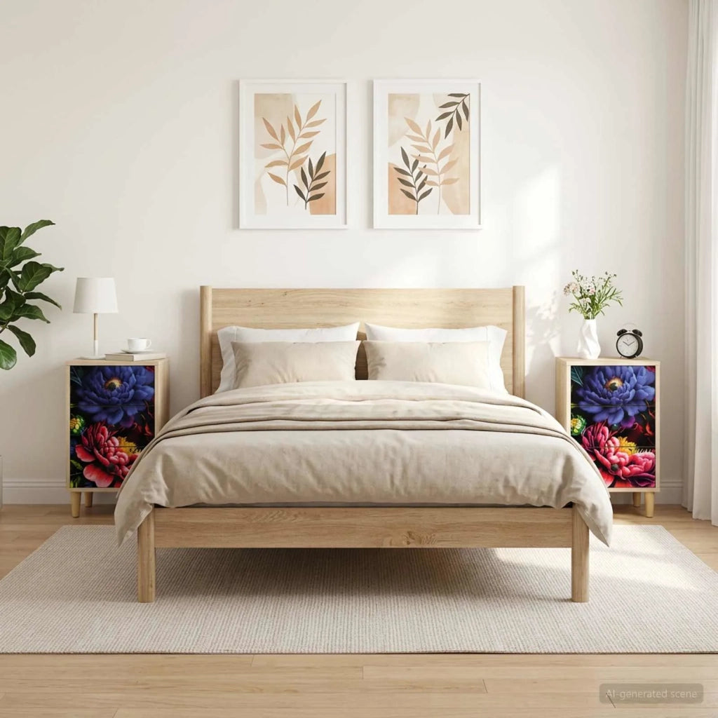 Armadio da Notte KIEL 2 pz Rovere Sonoma 36 x 33 x 60 cm 8007298