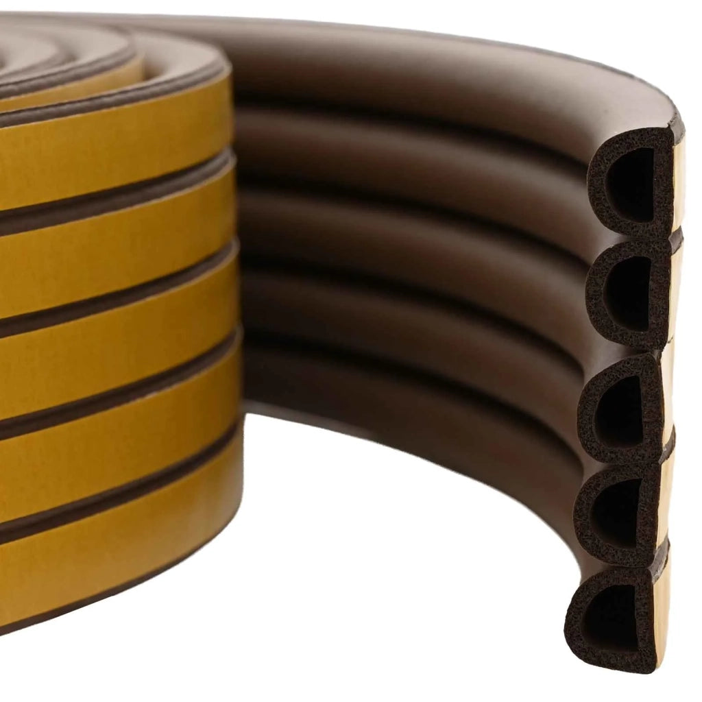 Nastro adesivo per finestre Marrone 14 x 12 mm 25 m 42038199