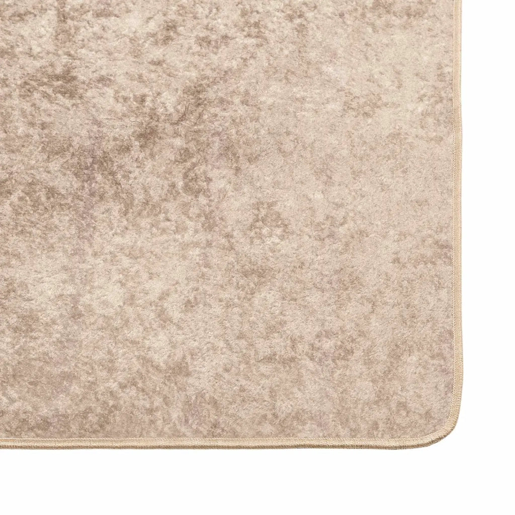 Runner Tappeto MARSA Beige 100 x 250 cm Poliestere e PVC 42023092