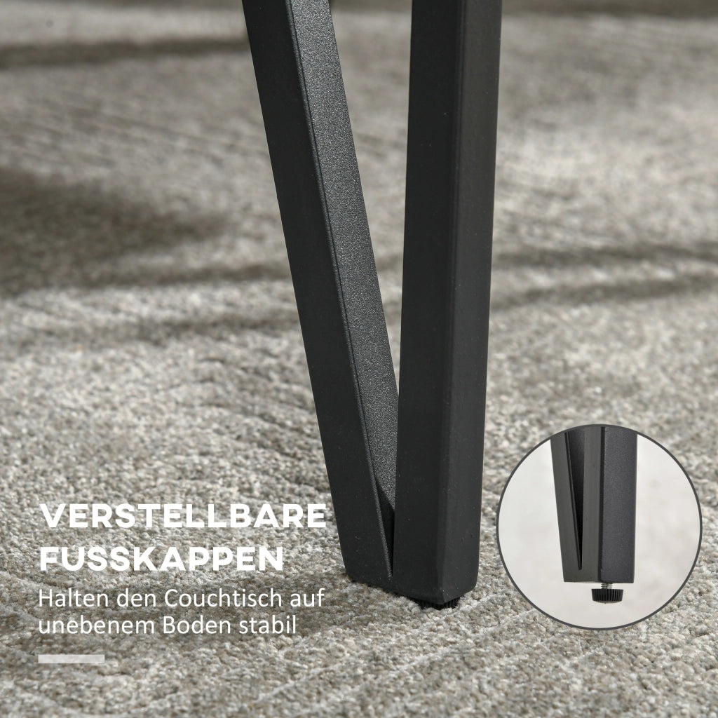 Tavolino ¨C Minimal ¨C Nero + Marrone 105x60x42