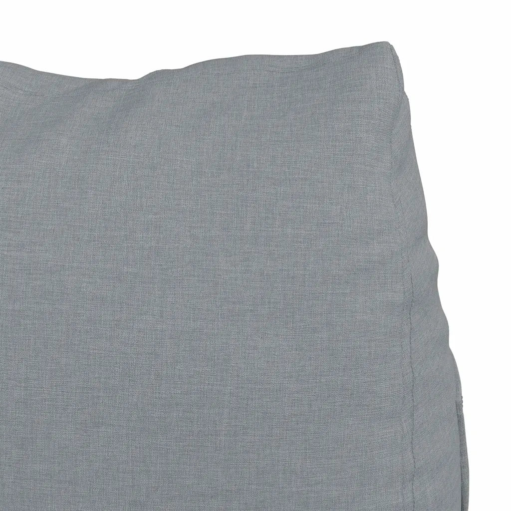 Cuscino per Schiena Grigio chiaro 45 x 20 x 35 cm Tessuto 42015002