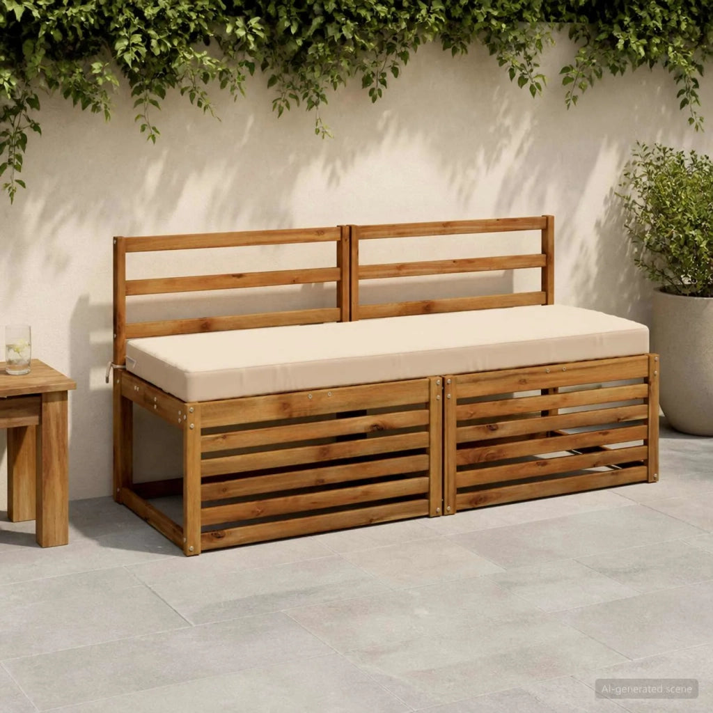 Cuscino per panchina SOEST 100% Poliestere Crema 950262