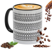 Tazza per Caffè 350 ml - Design Unico - Prodotto in Ceramica - Manico Isolante - Qualità Premium Robusta - Tazza per Caffè