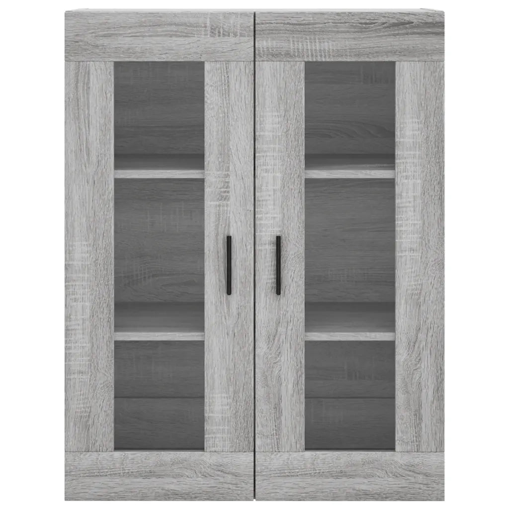 Credenza | Madia | Buffet da pranzo | Armadio da pranzo Grigio Sonoma 69,5x34x180 cm in Legno Multistrato