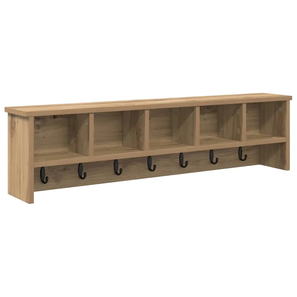 Appendiabiti a muro Rovere artigianale 100 x 16 x 26 cm CFW8030739