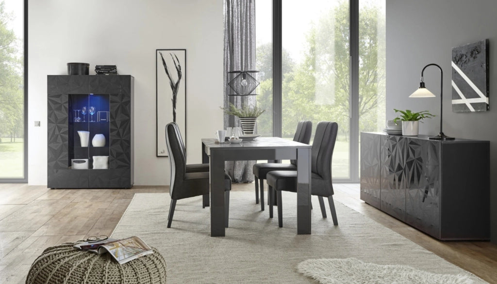 Credenza/Vetrina MOSCA antracite