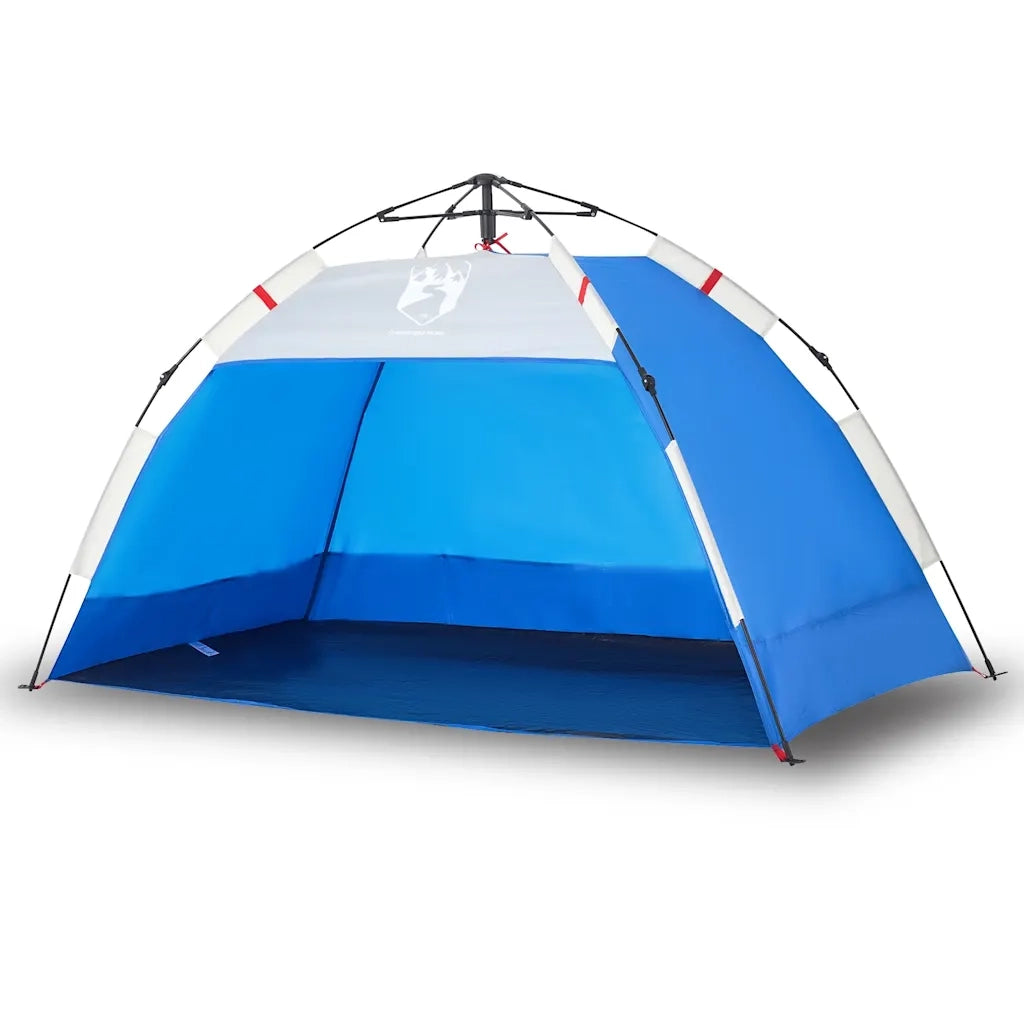 Tenda da Spiaggia 2 Persone-Tenda da campeggio Azzurro Rilascio Rapido Impermeabile 394603