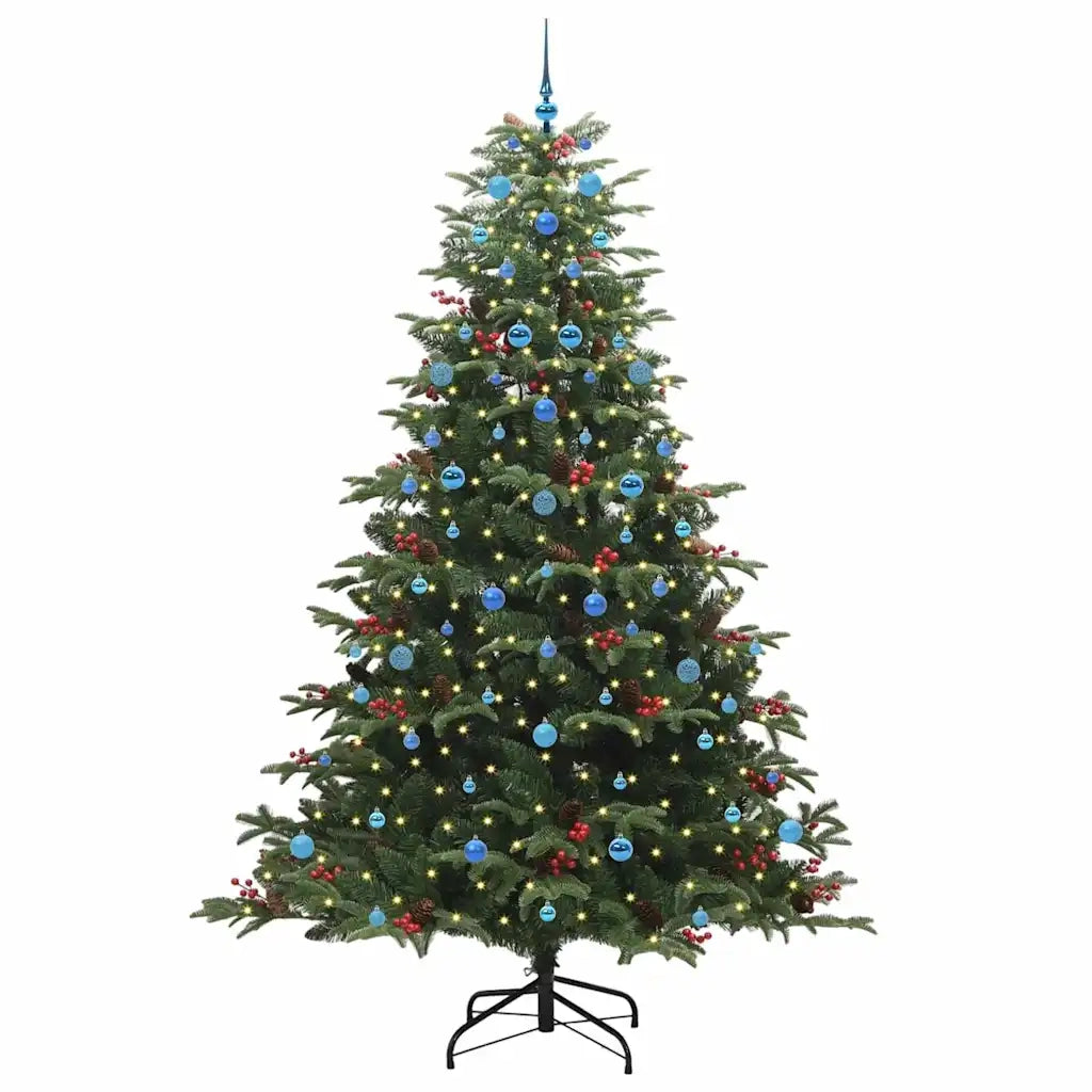 Albero di Natale artificiale con 300 LED Verde 240 cm 3395575