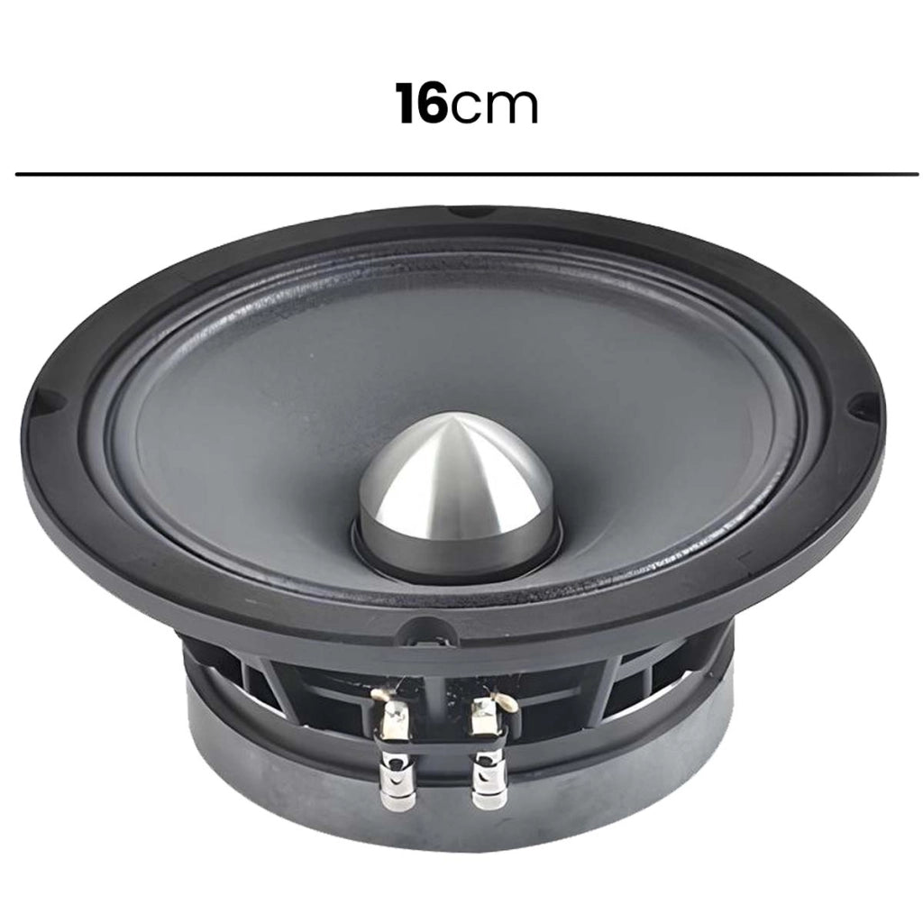 Altoparlante per auto 240W Sensibilità 92dB 16×16cm Nero Avizar