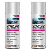 Faren only go sanitizing spray igienizzante per auto e ambienti 200 ml 2 pezzi