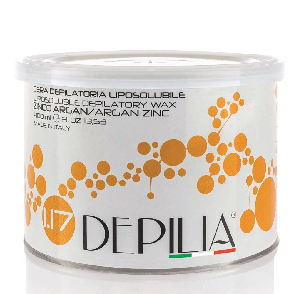 Trade Shop - Barattolo Cera Depilatoria Liposolubile Zinco Argan 1.17 400ml Ceretta Depila -