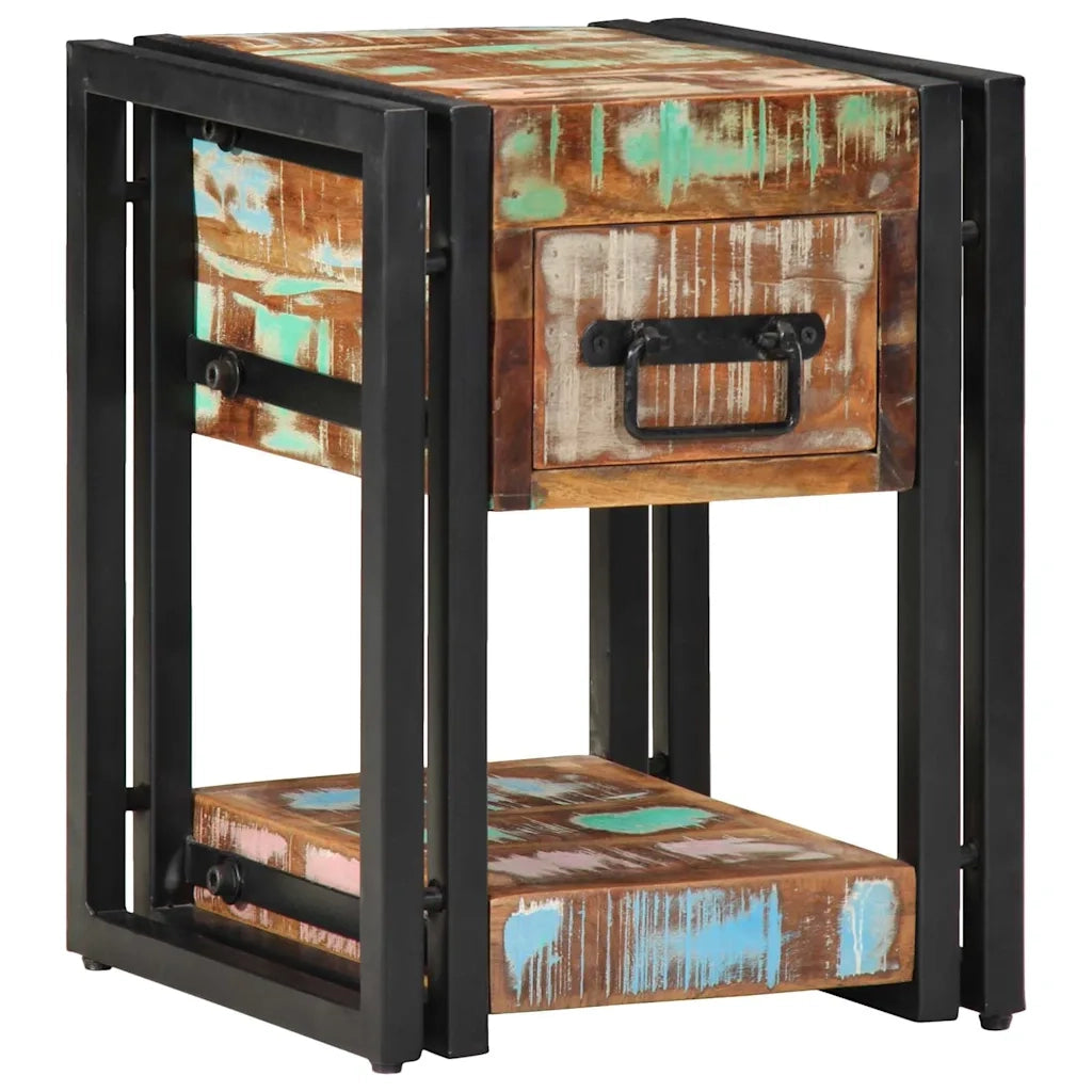 Set di 2 Comodini | Armadio da Notte | Mobiletto da notte con cassetto Multicolore 30 x 30 x 40 cm