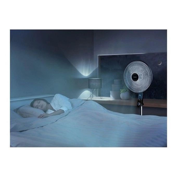 Rowenta VU4420 Essential Ventilatore a Piantana 3 Velocita' Oscillante 40 cm 3300 m³-h 54 dB colore Nero