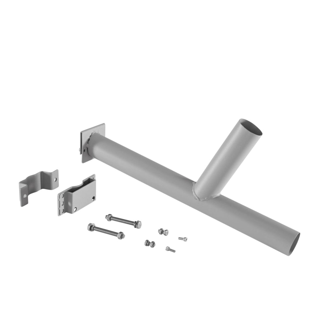LED-RADIUS-ST-W STAFFA TUBOLARE A T CON ATTACCO A MURO PER FARO SOLARE STRADALE RADIUS