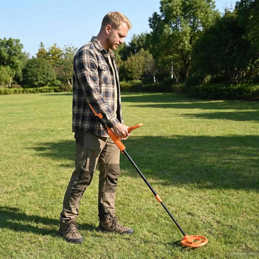 Metal Detector con Display LCD 2 Modelli 19 cm Bobina Giallo 42029833