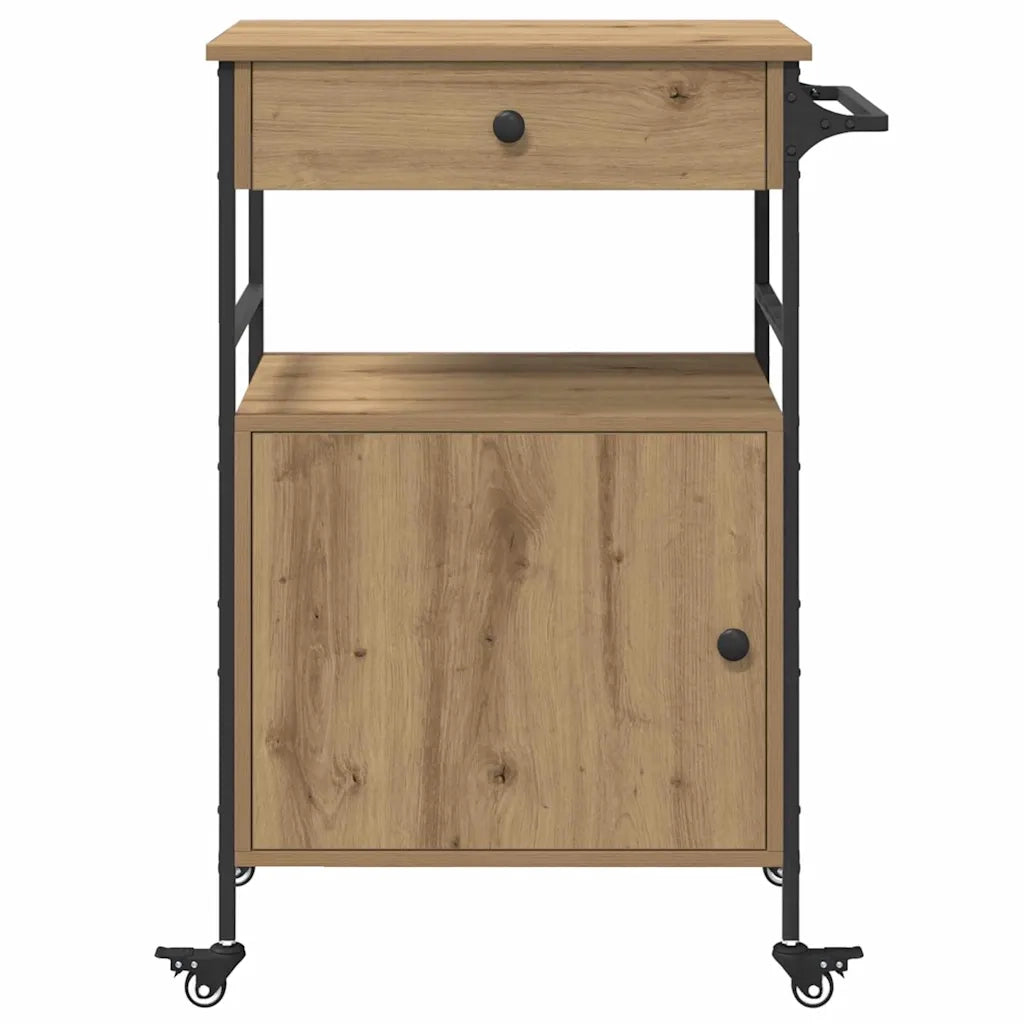 Carrello da Cucina Rovere artigianale 56 x 43 x 89,5 cm CFW6908255