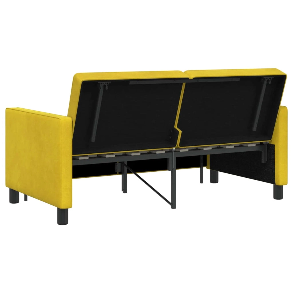 Divano letto Giallo Tessuto 42033359