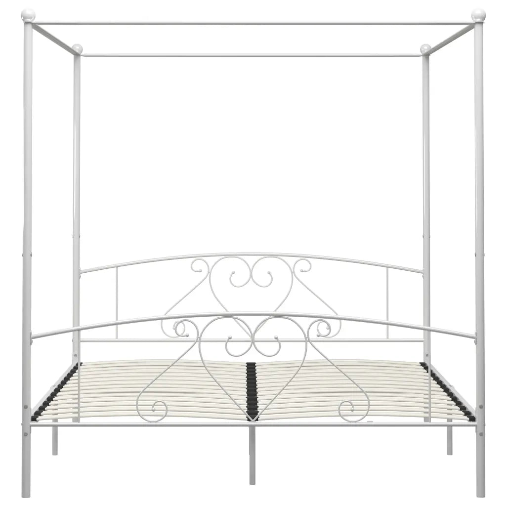 Giroletto Baldacchino senza Materasso 200x200 cm Metallo 284432