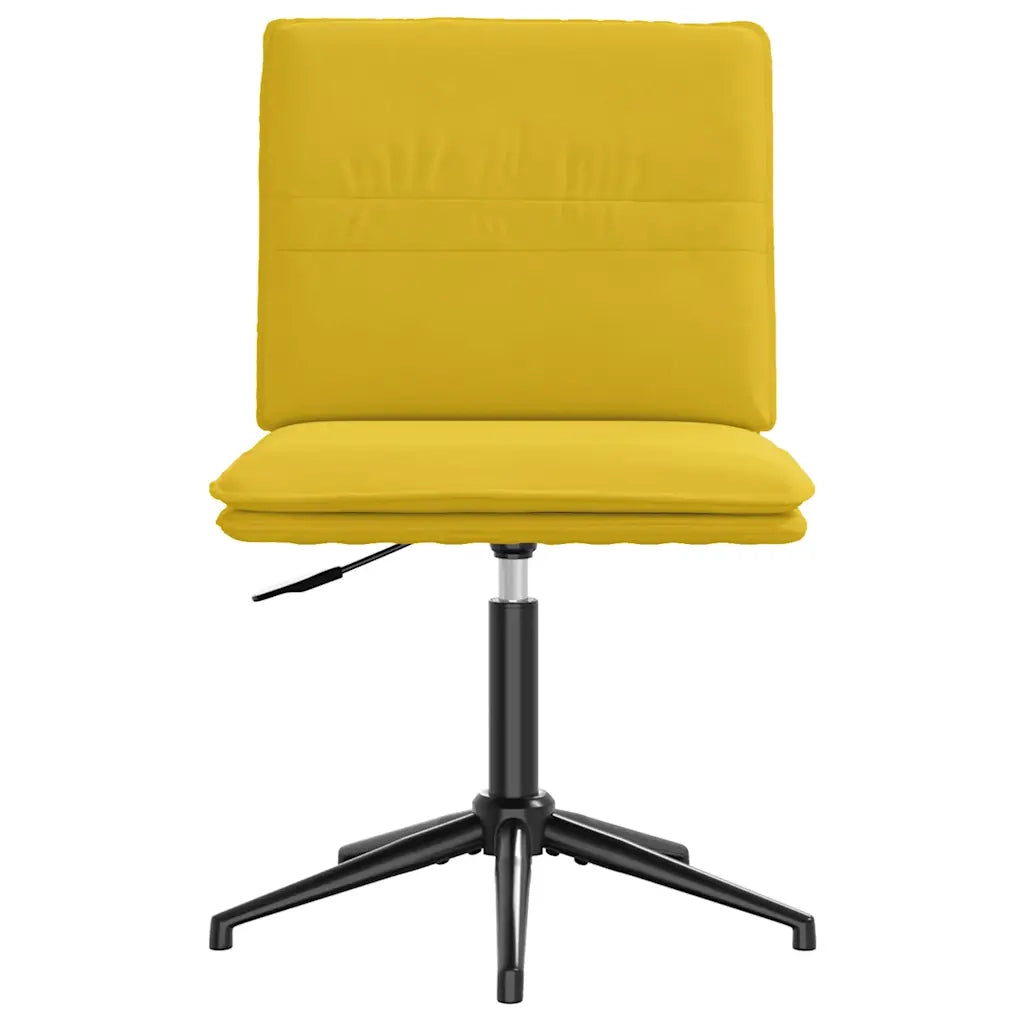 Sedia da Pranzo Giallo in Velluto 4101274