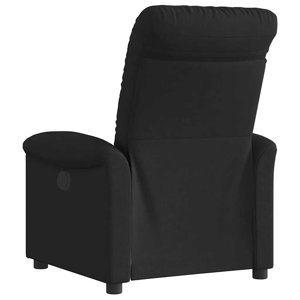 Poltrona Reclinabile in Tessuto Nero 4015618