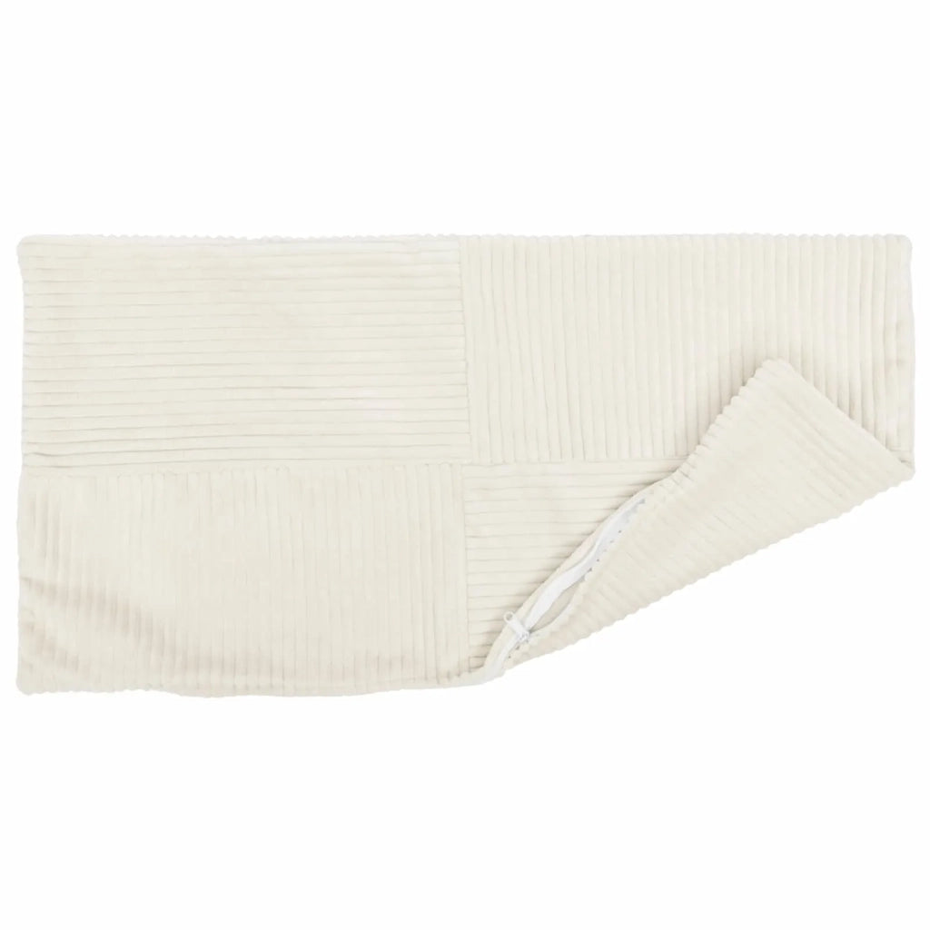 Federa 6 pcs ALMELO Crema 30 x 50 cm corduroy 913962