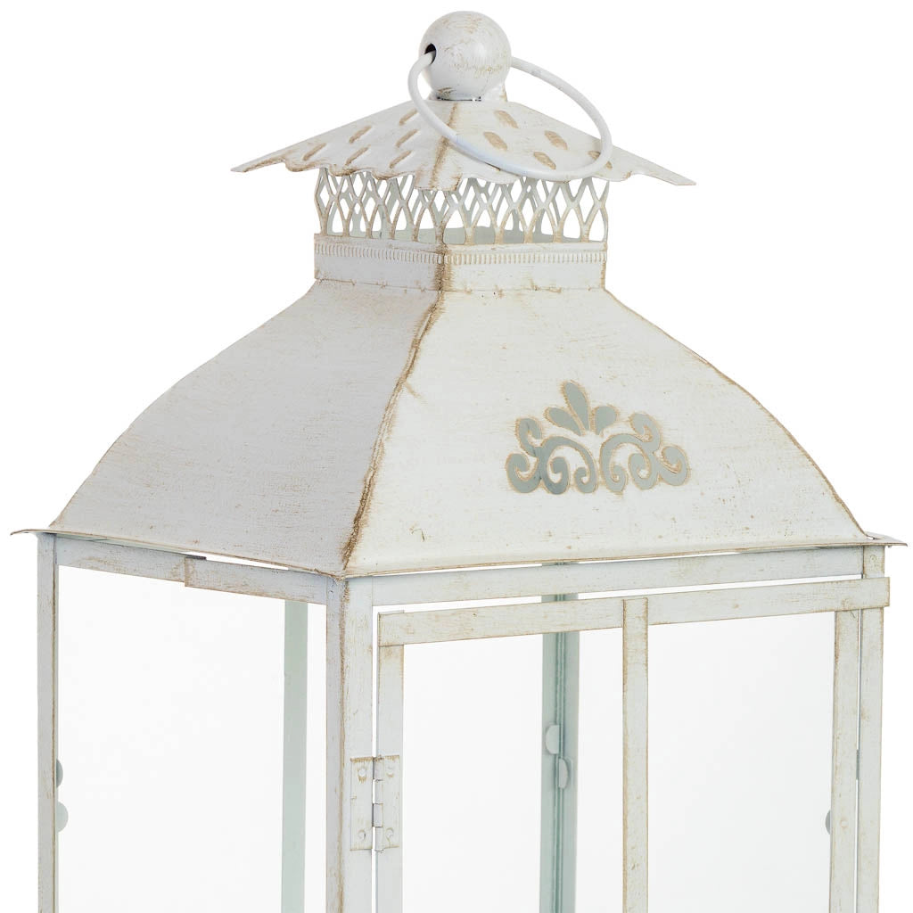 Lanterna in metallo 23,5x19x49h cm