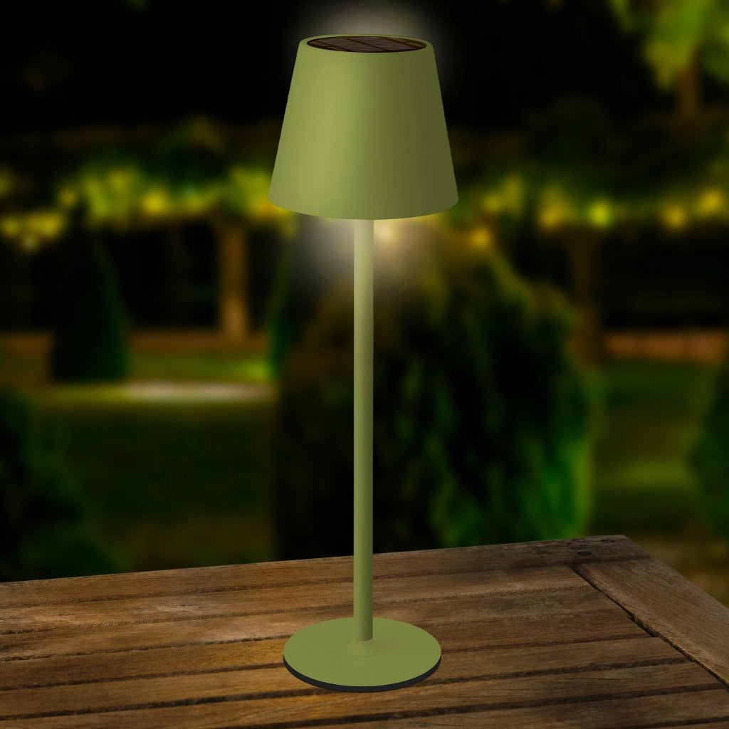 LAMPADA DA TAVOLO SOLARE D.11XH37CM SALVIA