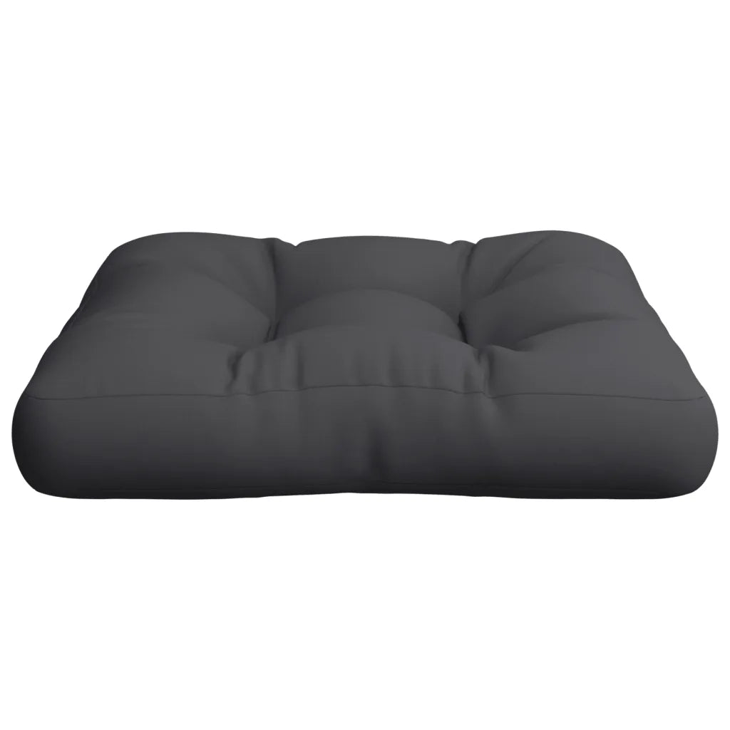 Cuscino per pallet | Cuscini per sedie Nero 60x61,5x10 cm in Tessuto