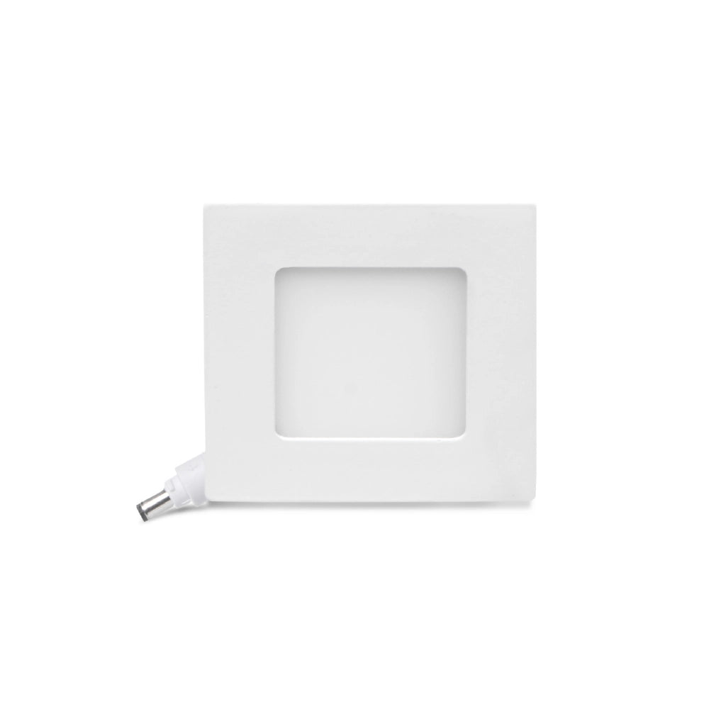 Pannello led slim da incasso quadrato 6w 3000K luce calda