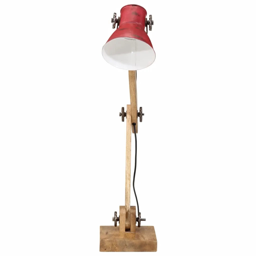 Lampada da Scrivania 25 W Rosso Anticato 23x18x96 cm E27 371841