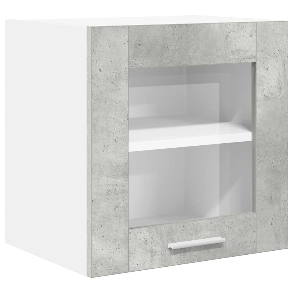 Armadio pensile | Mobile da Cucina Riga 2 pz Grigio cemento 40 x 31 x 40 cm
