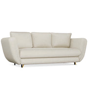 Divano SARIS beige gamba dorata