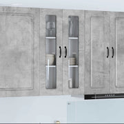 Mobile da cucina-Armadio da cucina Grigio cemento 60 x 31 x 100 cm 628435
