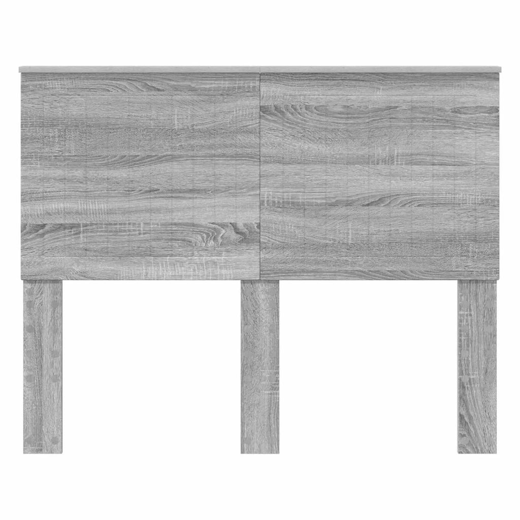 Testiera | Testata con Testiera | Testata Grigio Sonoma 120 cm Legno multistrato