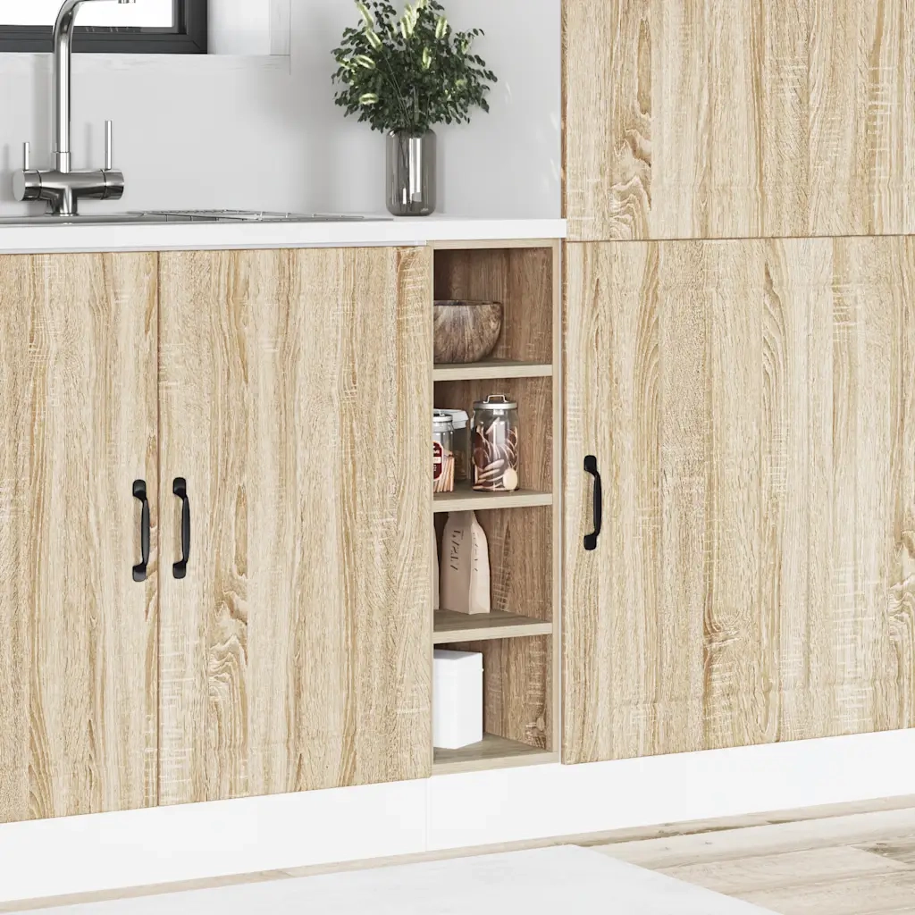 Pensile da cucina | Armadio Inferiore ¡°Riga¡± Rovere Sonoma 20x44,5x81,5 cm