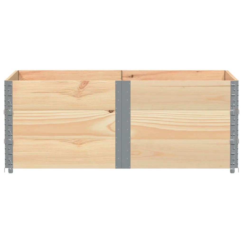 Paretali per Pallet 3 pz 150x100 cm in Legno Massello di Pino 3295382