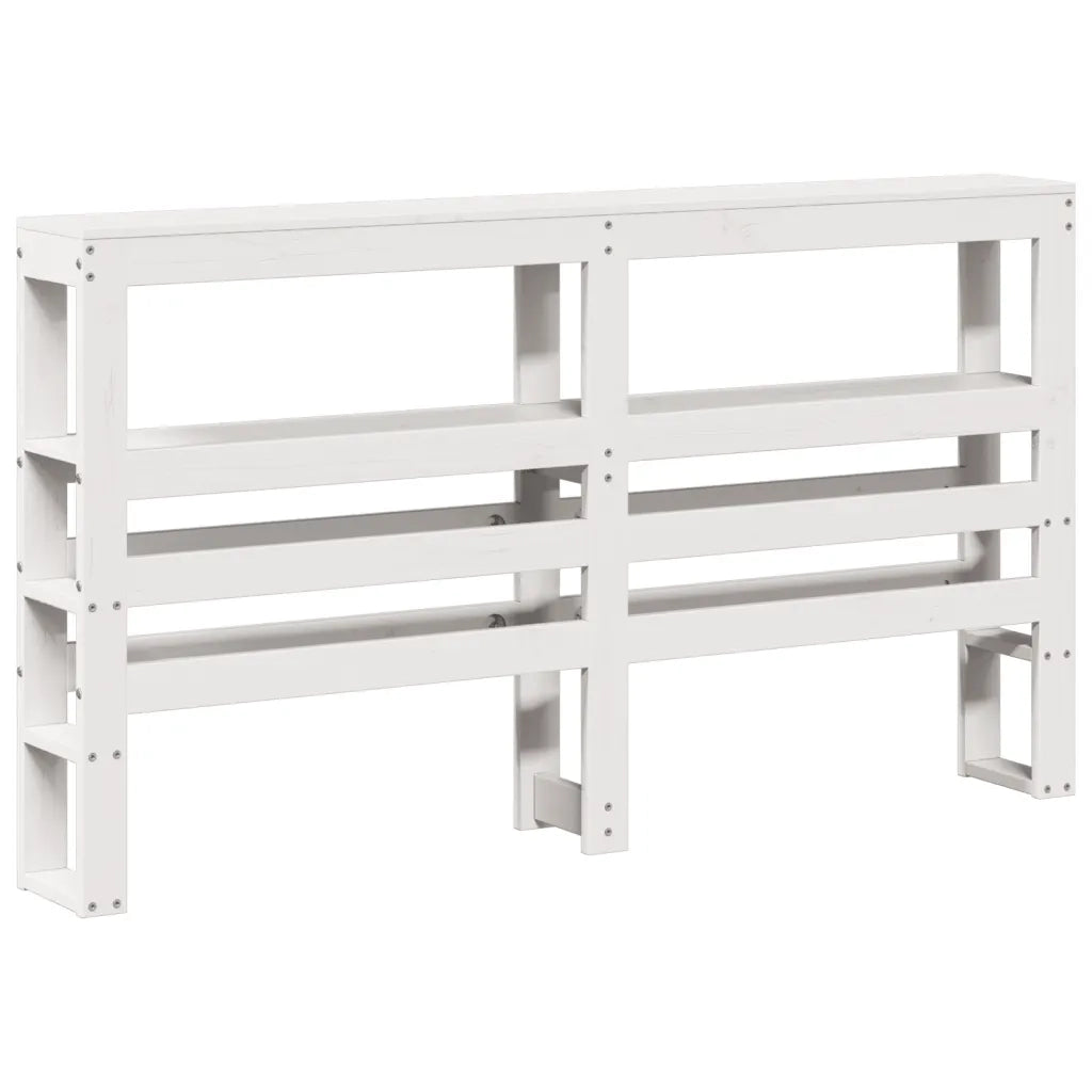 Letto senza Materasso Bianco 120x200 cm Legno Massello di Pino 3306190