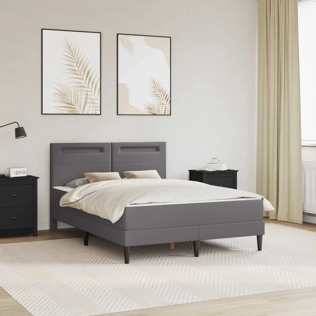 Struttura del letto con testiera Grigio 120 x 200 cm Similpelle 3414994