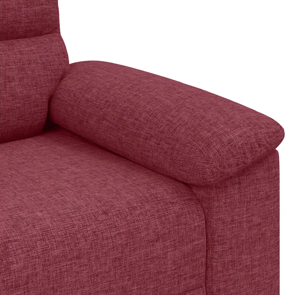 Divano | Divano da soggiorno | Sofa a 2 Posti Rosso Vino 180x81x84 cm in Tessuto
