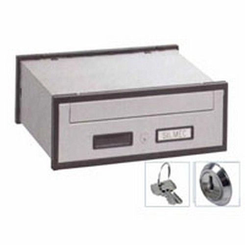 Silmec SC30-102-72 Casellario Postale Serie SC1 in Alluminio con Apertura Frontale e Chiusura con Chiave colore Argento