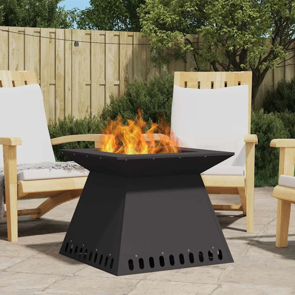Focolare Nero 60 x 60 x 50 cm Acciaio CFW5465018