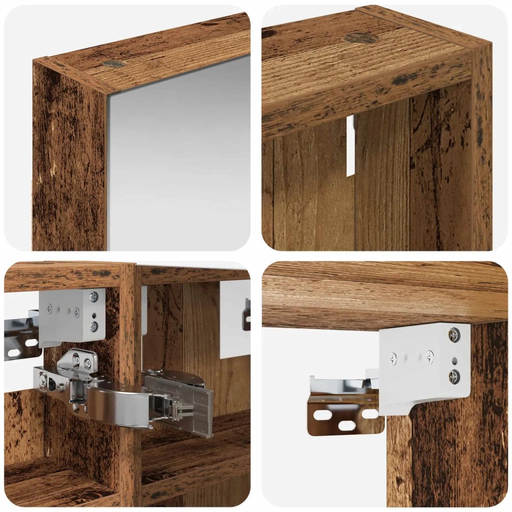 Set di Armadi da Bagno con lo scaffale 3 pcs 100 x 10,5 x 50 cm 3403686