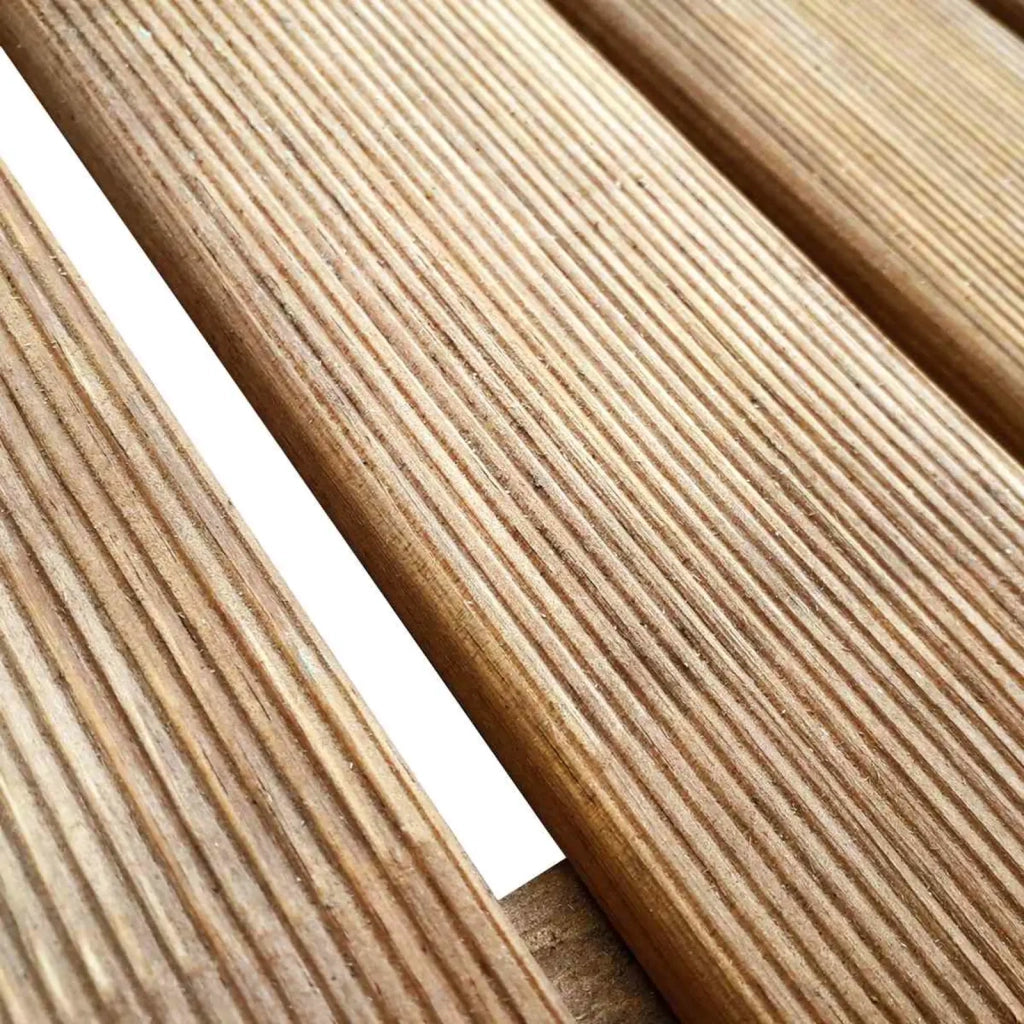 Piastrella per Decking 18 pcs Marrone 50 x 50 cm 3444824