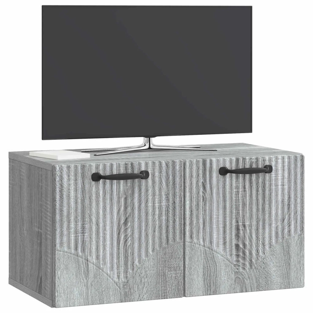 Mobile TV da Muro | Armadietto TV | Mobile Porta TV Grigio Sonoma 59,5 x 31 x 30 cm